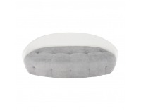 Pohovka Vildan - sivá / biela