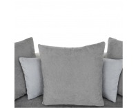 Pohovka Vildan - sivá / biela