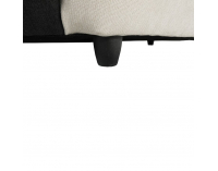 Pohovka Vildan - čierna / biela / svetlosivá