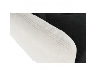 Pohovka Vildan - čierna / biela / svetlosivá