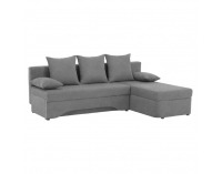 Rohová sedačka s rozkladom Polaris New L/P - sivá