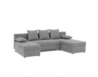 Rohová sedačka U s rozkladom Polaris U Uni L/P - sivá