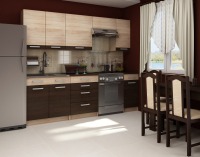 Dolná kuchynská skrinka Polo S80/1SZ - sonoma tmavá / sonoma svetlá