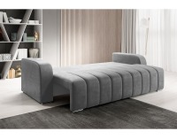 Rozkladacia pohovka s úložným priestorom Porima - sivá