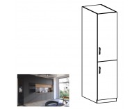 Potravinová skriňa Langen D40SP P - dub artisan / sivá