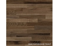 Pracovná doska PD 3,8 cm - dub porterhouse tmavý