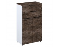 Pracovňa Klaudius - sivá / betón tmavý