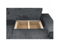 Rohová sedačka s rozkladom Prema Roh Uni L/P - sivá