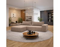 Rohová sedačka s rozkladom Prema Roh Uni L/P - sivohnedá (taupe)