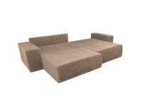 Rohová sedačka s rozkladom Prema Roh Uni L/P - sivohnedá (taupe)