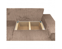 Rohová sedačka s rozkladom Prema Roh Uni L/P - sivohnedá (taupe)