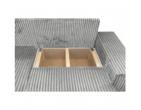 Rohová sedačka s rozkladom Prema Roh Uni L/P - svetlosivá