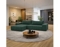 Rohová sedačka s rozkladom Prema Roh Uni L/P - zelená