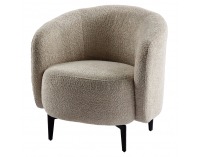 Kreslo Preso - béžová / čierna