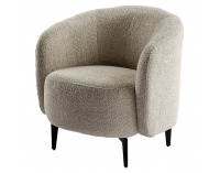 Kreslo Preso - béžová / čierna