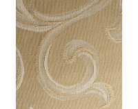 Rustikálne jedálenské kreslo Fotel K - nový orech / béžový vzor (A4 0202)