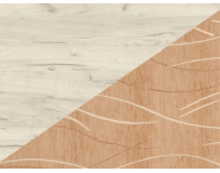 Rohový jedálenský set ZKU-01/A L/P - craft biely / šenil monaco