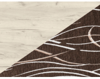 Jedálenský set ZKU-02/04 - craft biely / šenil safari