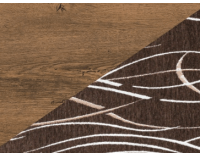 Botník s lavicou Bravo - dub burgundský / šenil safari