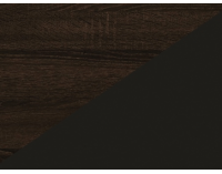 Taburetka Bond BON-06 - sonoma tmavá / čierna ekokoža