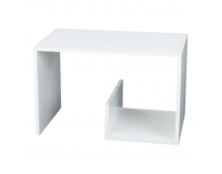 Príručný stolík Volker - biela