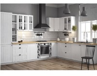 Potravinová skriňa Provance D60P L - biela / sosna Andersen