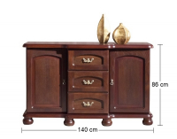 Rustikálna komoda Anita M - bawaria