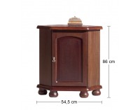 Rustikálna rohová komoda Anita - bawaria