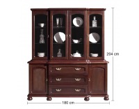 Rustikálna vitrína s komodou Anita V - bawaria