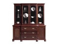 Rustikálna vitrína s komodou Anita V - bawaria