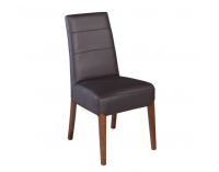 Jedálenská stolička Bianco - drevo D3 / tmavosivá (Platin)