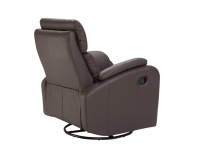 Kožená sedacia súprava Magnum - tmavohnedá (K18)