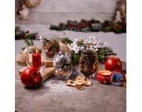 Pohár na vodu (4 ks) Quatro Amigos 600 ml - priehľadná / zlatá