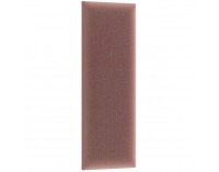 Obdĺžnikový čalúnený panel na stenu Quito 20x50 cm - ružová