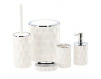 Sada kúpeľňových doplnkov (5 ks) Raber - biela