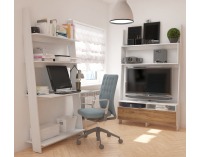 Regál Rack RAC-03 - craft biely