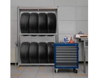 Stojan na pneumatiky Radel New - sivá