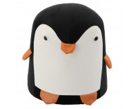 Taburet v tvare tučniaka Raino - čierna / biela