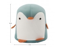 Taburet v tvare tučniaka Raino - modrá / biela