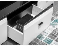 Obývacia stena Rake - čierna / biela