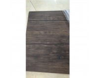 Jedálenský set Ramet 1+4 - čierna / vzor drevo