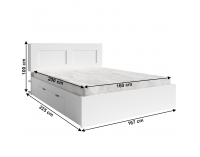 Spálňová zostava Ramiak - biela