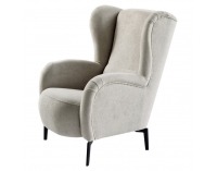 Kreslo (ušiak) Ramon - béžovosivá (taupe)