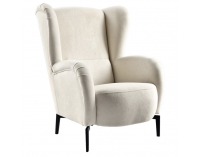 Kreslo (ušiak) Ramon - smotanová