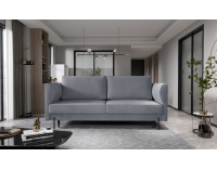 Rozkladacia pohovka s úložným priestorom Rasler - svetlosivá