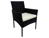 Záhradný nábytok z umelého ratanu Ratana 2 New - čierna / béžová