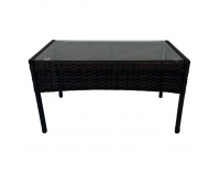 Záhradný nábytok z umelého ratanu Ratana 2 New - čierna / béžová