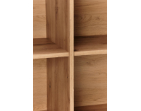 Dvojdverová komoda so zásuvkami Raven KM1 - dub artisan / čierna