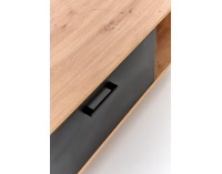 Konferenčný stolík Raven LAW1 - dub artisan / čierna