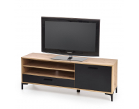 TV stolík Raven RTV1 - dub artisan / čierna